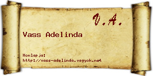Vass Adelinda névjegykártya